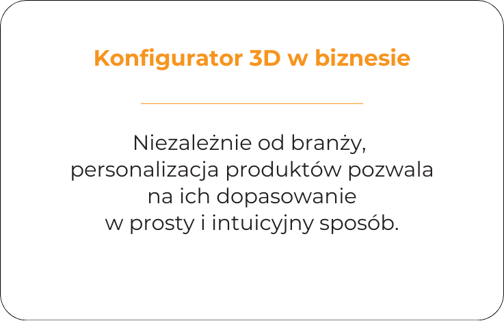 Prosta personalizacja w konfiguratorze 3D